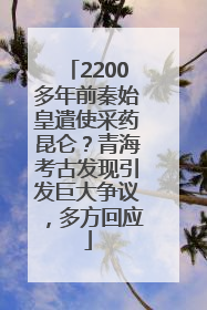 2200多年前秦始皇遣使采药昆仑？青海考古发现引发巨大争议，多方回应